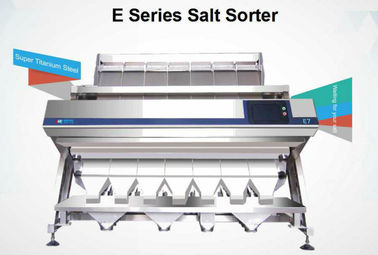 Salt Processing Industrial Color Sorter With Full Titanium Steel Machine Body