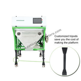 One Key Automatic Nuts Color Sorter , Professional Colour Sorting Machine