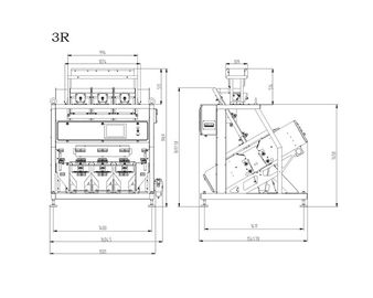 Infrared Color Sorting Equipment With User Friendly Touchscreen Interface