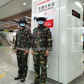 Infrared Police Safety Bluetooth Smart Temperature Measuring Helmet