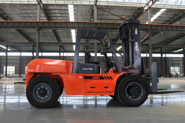CPCD100 Rough Terrain Diesel Powered Forklift 6000mm Lift Height High Performance
