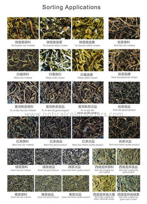 Automated Tea Color Sorter Machine Self Design High Frequency Ejectors