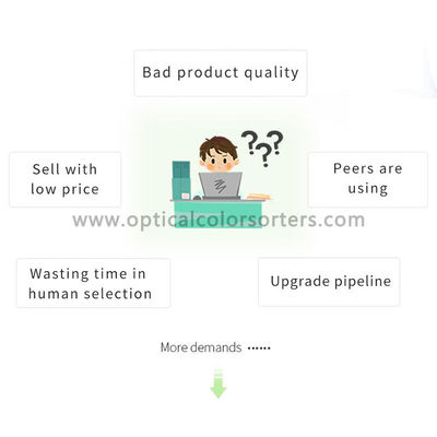 High Accuracy Green Coffee Bean Optical Sorting Machine With Cloud Interconnection System