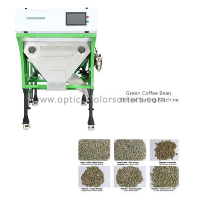 High Accuracy Green Coffee Bean Optical Sorting Machine With Cloud Interconnection System
