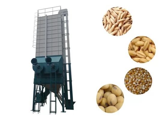 30 Ton Rice Grain Dryer Machine Low Speed Auger Type For Rice / Wheat
