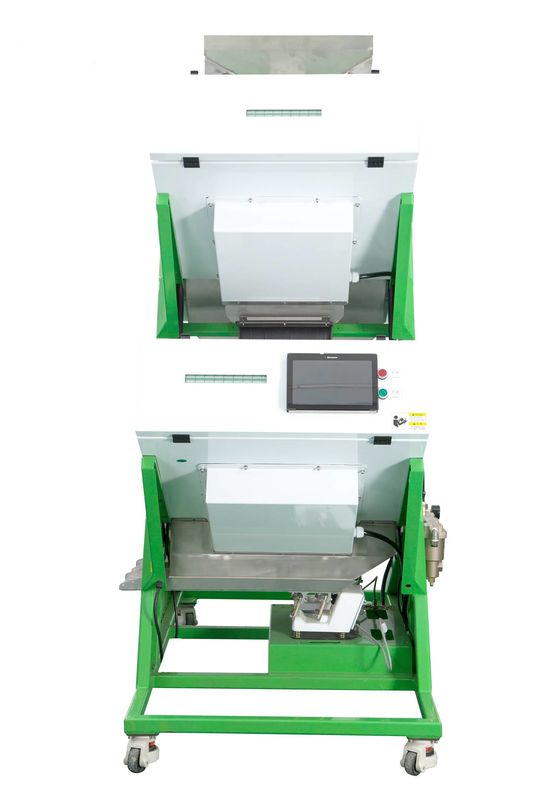 Intelligent Double Layer Optical Color Sorter , High Accuracy CCD Color Sorter