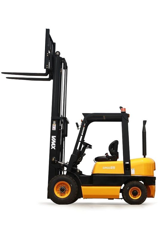Industrial Electric Reach Forklift 2 Ton Fork Lift Truck 3m 2 stage Duplex Mast