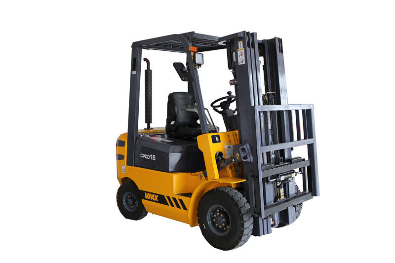 4 Wheels 3 Stage Mast 100mm Heavy Duty Forklift Truck