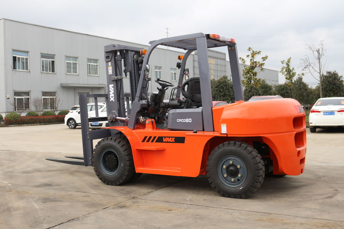 6000mm Max Lifting Height 8 Ton Forklift Truck For Warehouse 1 Year Warranty