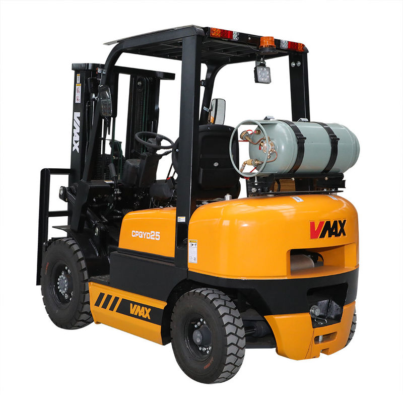 CPQYD25 Lp Gas Forklift Truck 2.5 Ton 100mm Fork Width 1070mm Fork Length