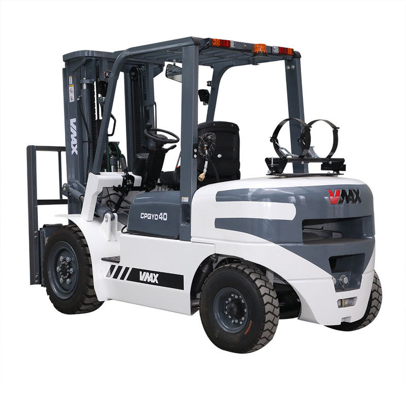 Optional Color LPG Gasoline Fork Lift 4 Ton Load Capacity 2895 * 2105 * 1410mm