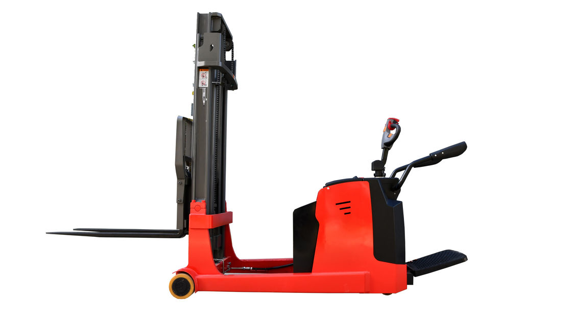 1.0 - 1.5T Capacity Electric Pallet Stacker Standard CURTIS Series Controller With Folding Fork