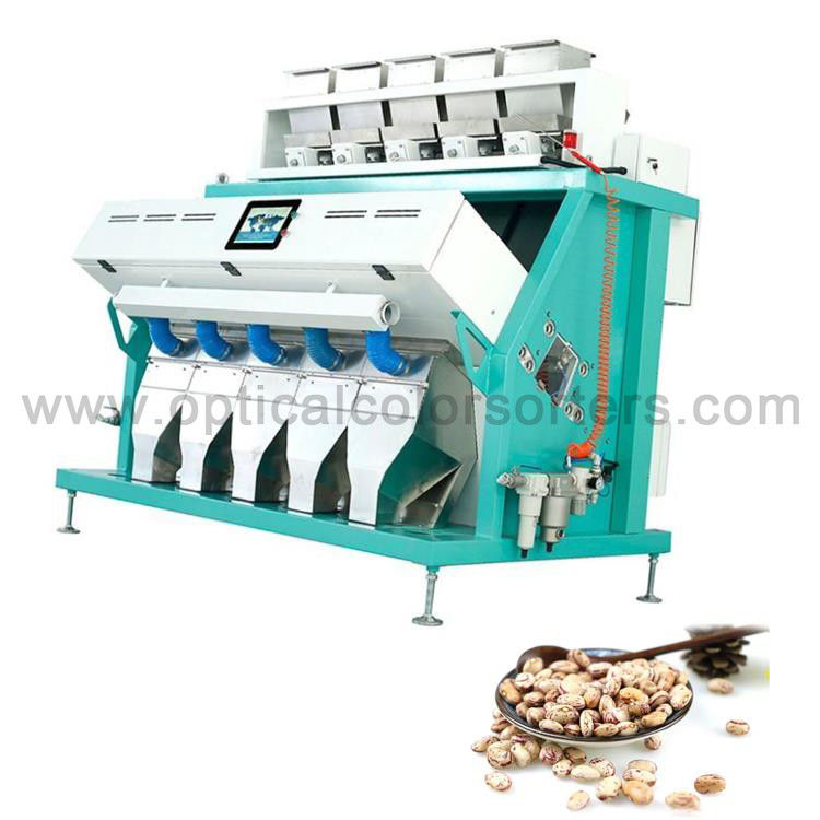 Intelligent Optical Kidney 4TPH Bean Color Sorter