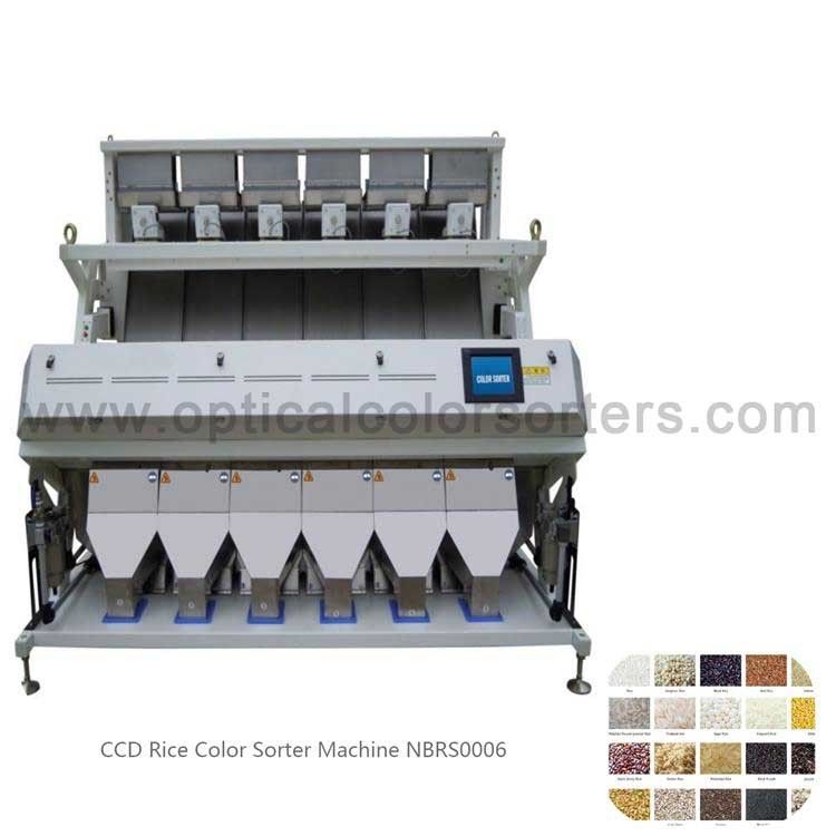 Grain Processing CCD 6 Chutes Rice Color Sorter